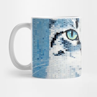 Cat Animal Pet Art Decor Paint Mosaic Mug